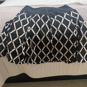 Collective concepts pleated skirt